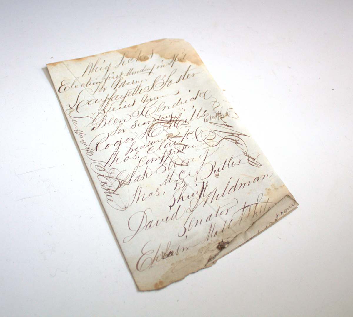 Whig Ticket by Unknown, United States, Image 1.