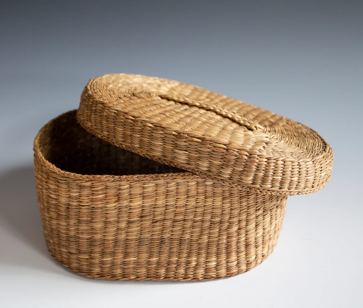 Sweetgrass Basket by Unknown, Iroquois Indian 