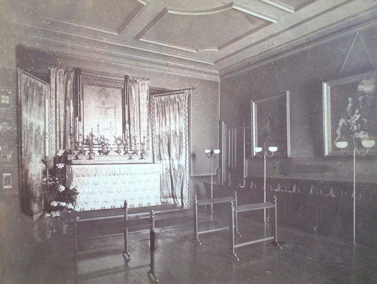 Chapel Scene by George Gardner Rockwood, Image 1.