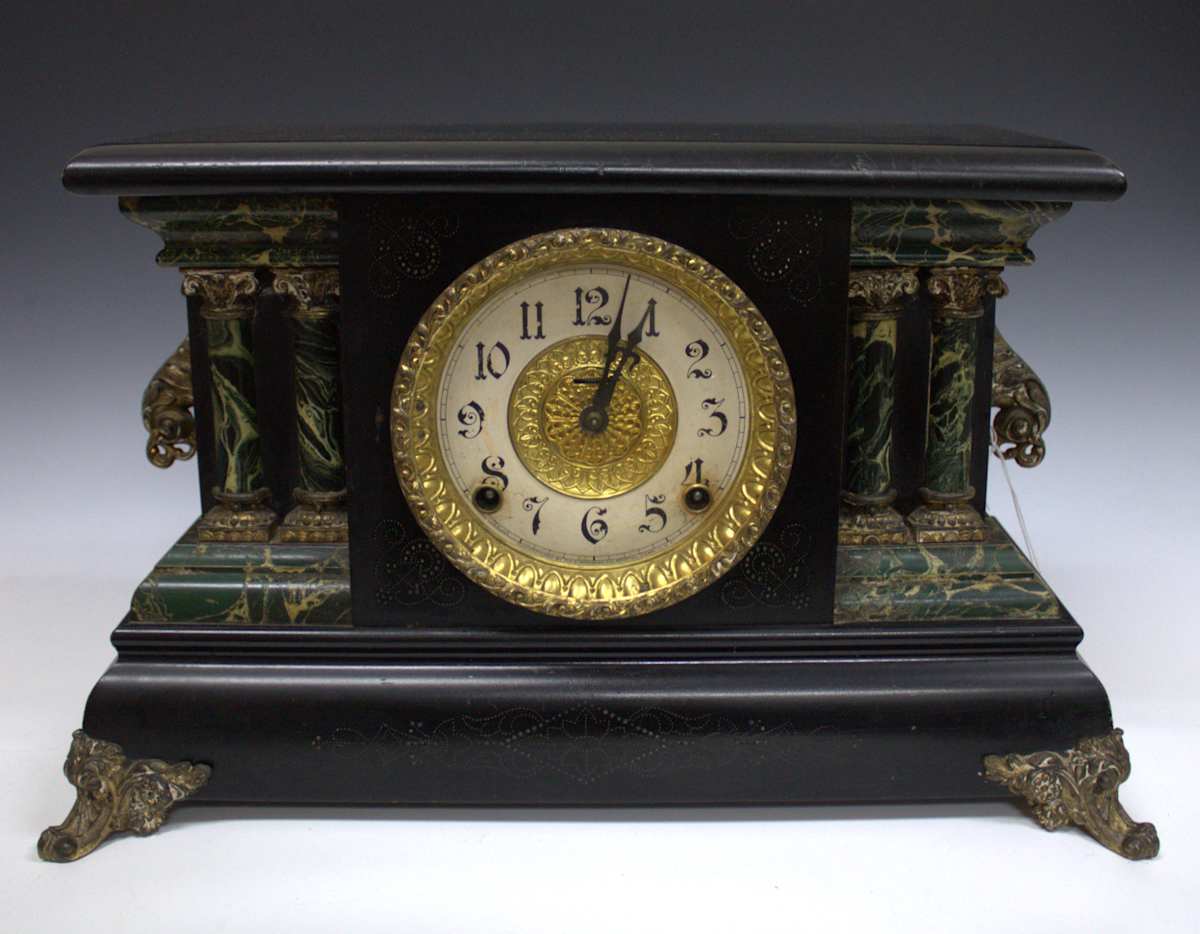Mantel Clock by E. Ingraham Co., Image 1.