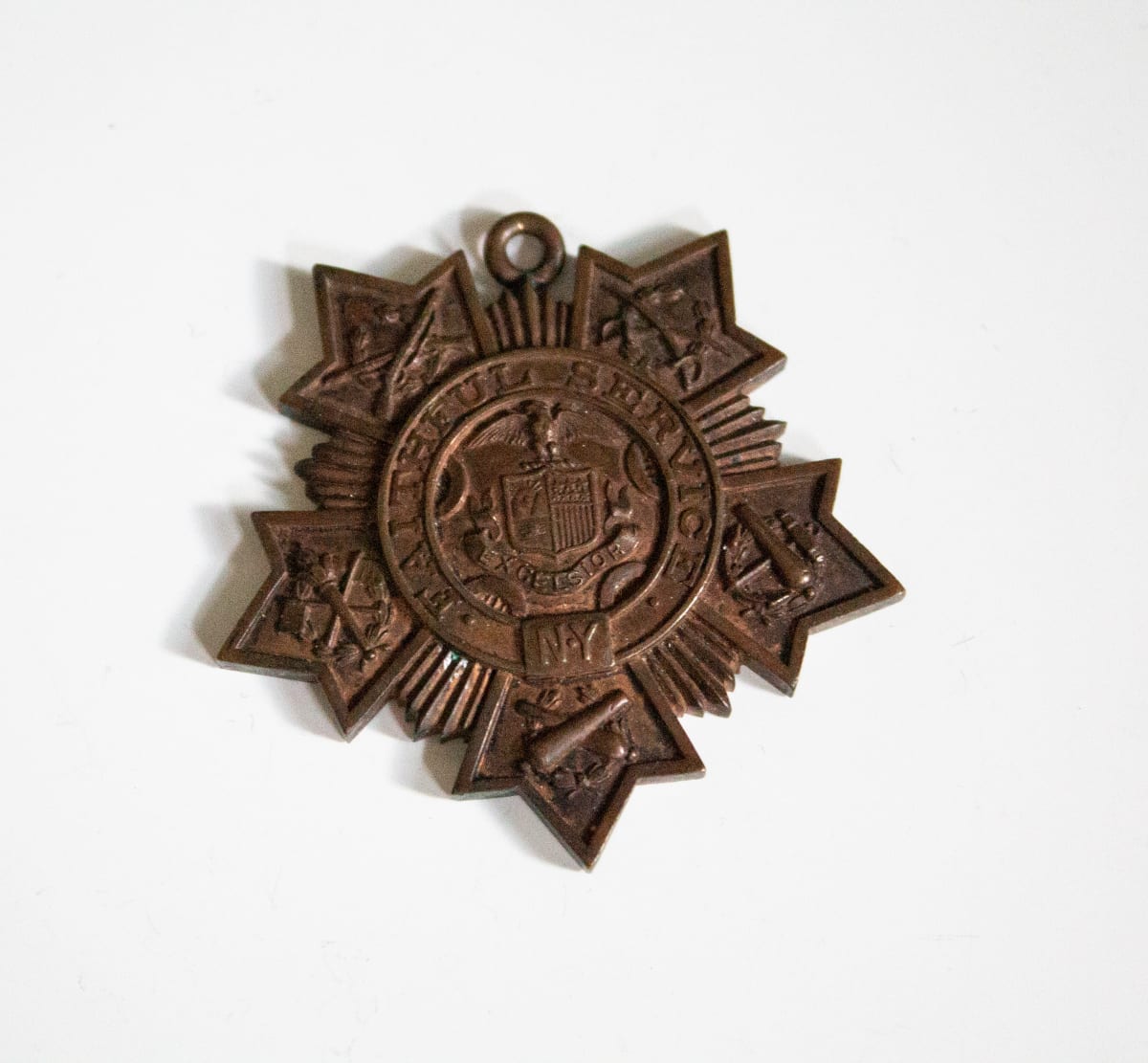 New York Long and Faithful Service Medal by Tiffany & Company 