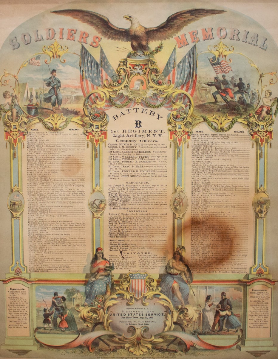 Memorial by Sarony, Major & Knapp 