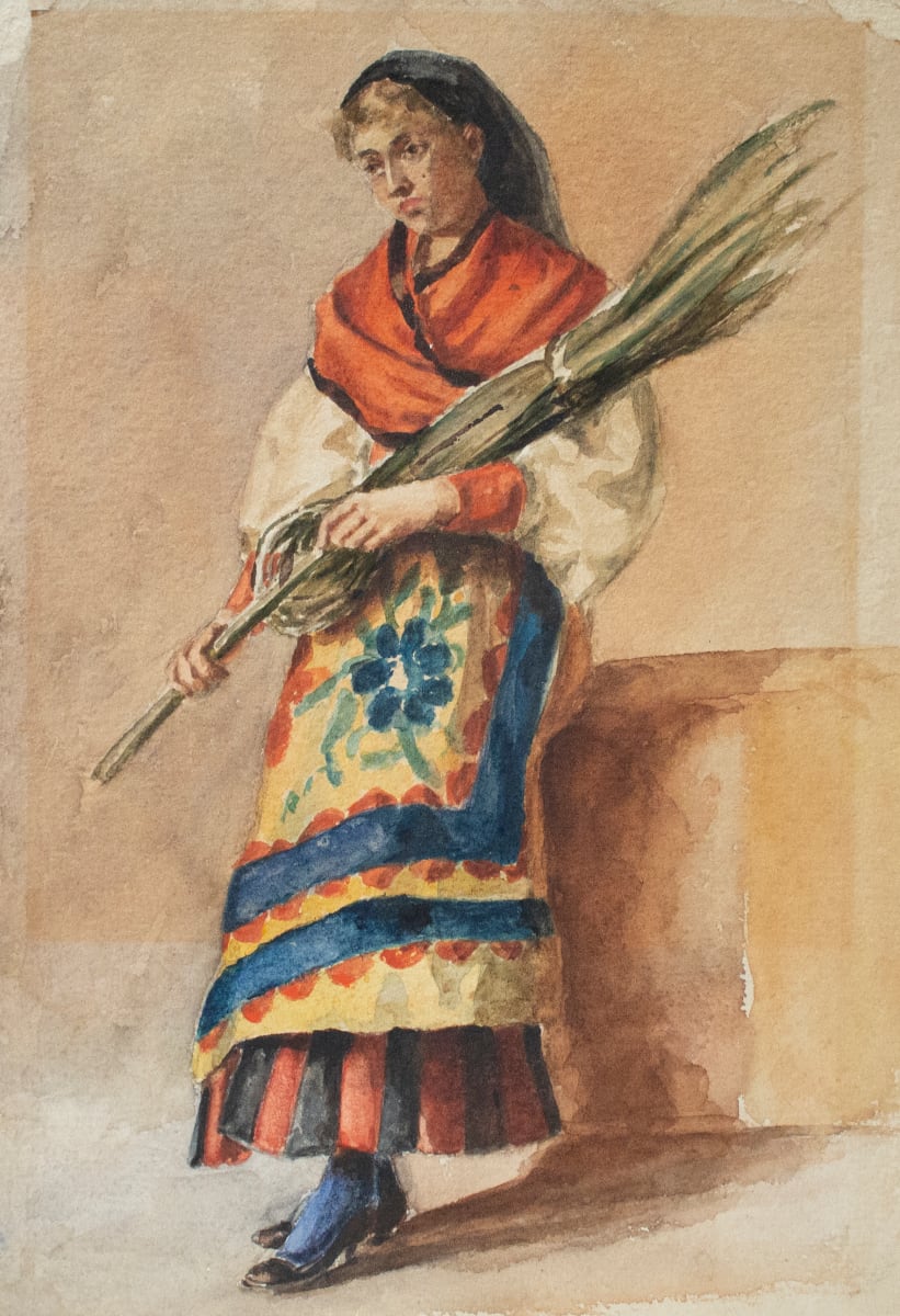Peasant Girl by Unknown, Italy 
