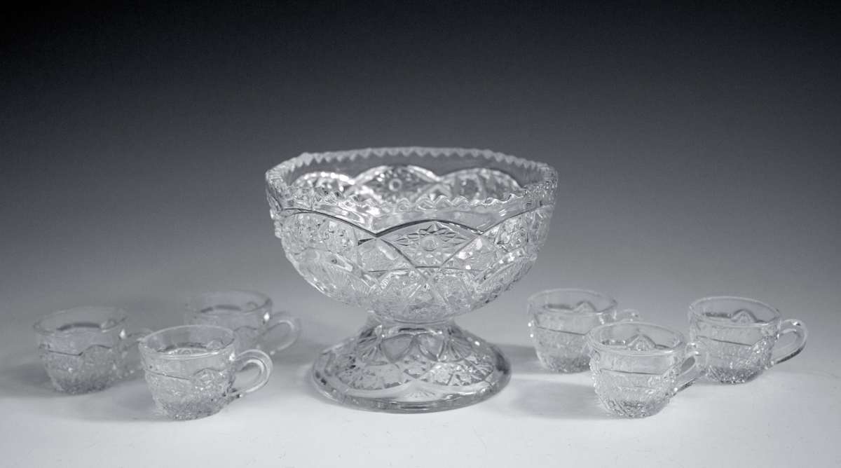 Doll's Punch Set by Cambridge Glass Company, Image 1.
