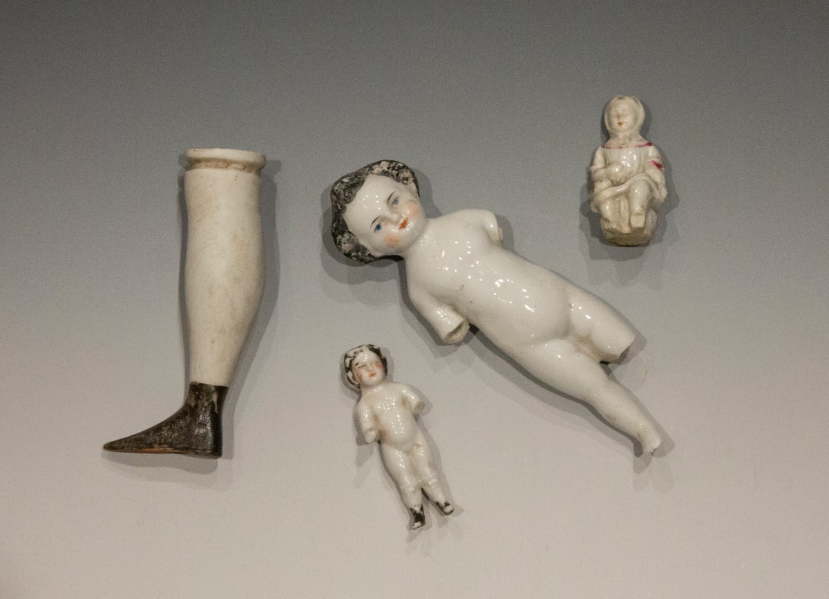 Ceramic Doll Parts by Unknown, Germany 