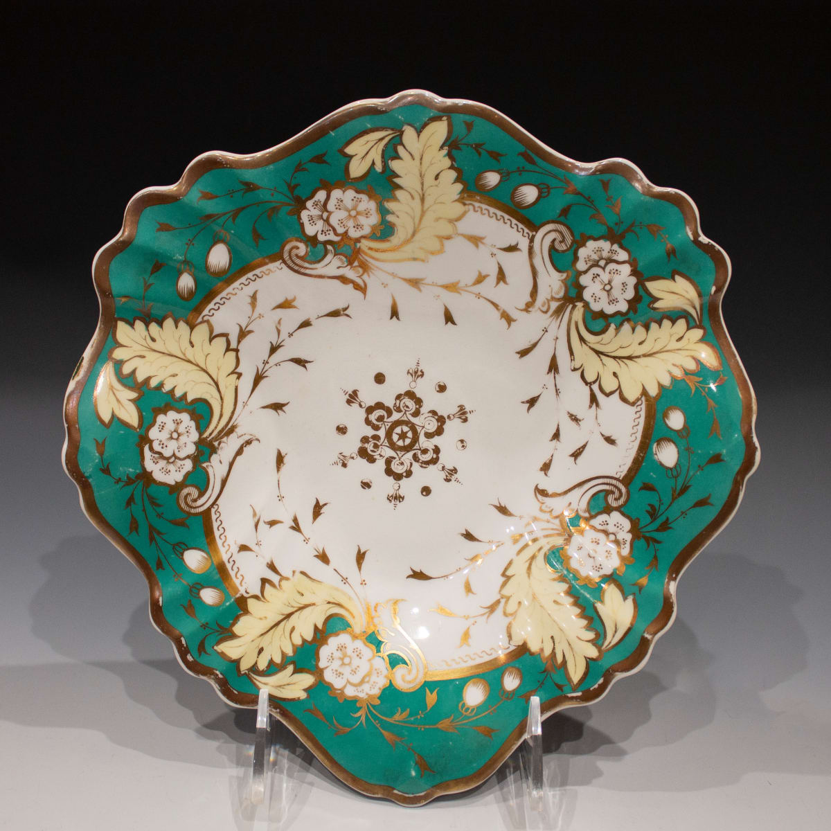 Dessert Plate by Samuel Alcock, Image 2.