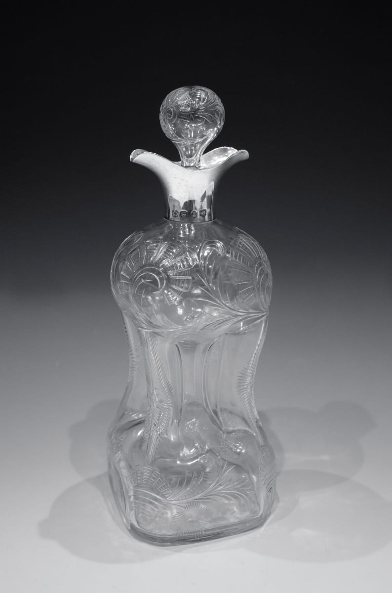 Kuttrolf Decanter by Stevens & Williams 
