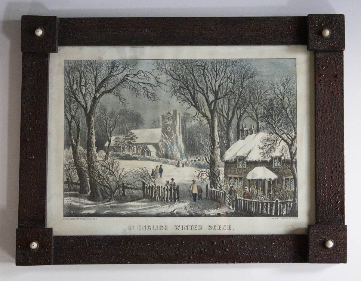 An English Winter Scene by Currier & Ives 