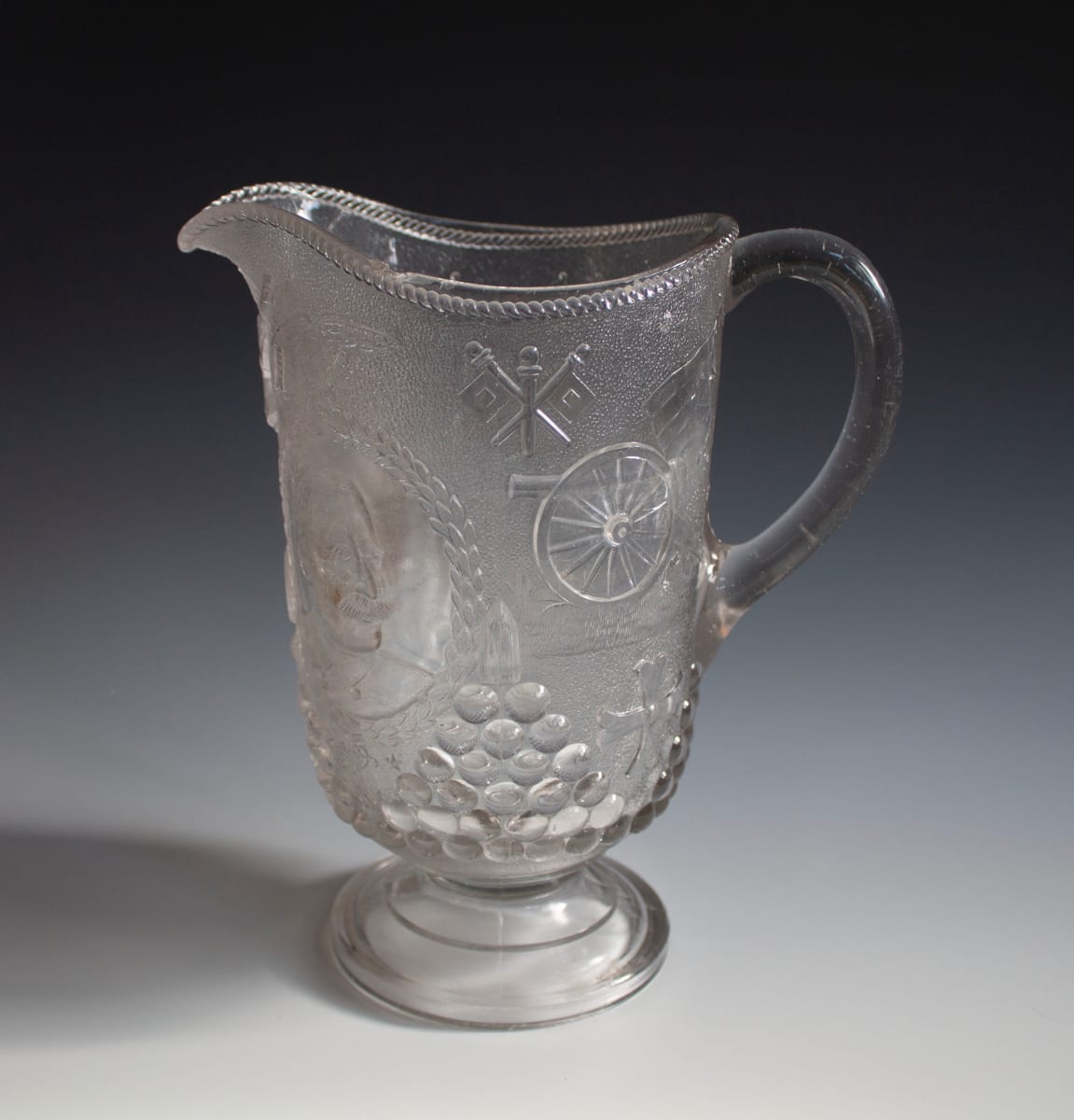 Water Pitcher by Beatty-Brady Glass Company, Image 1.