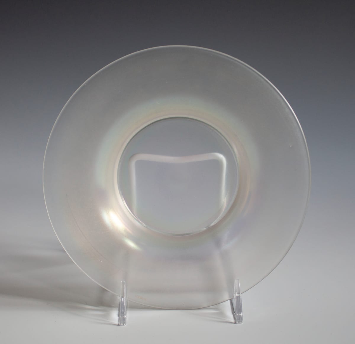 Underplate by Frederick Carder for Steuben Glass Works, Image 1.