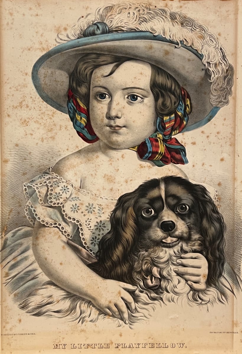My Little Play Fellow by Currier & Ives, Image 1.