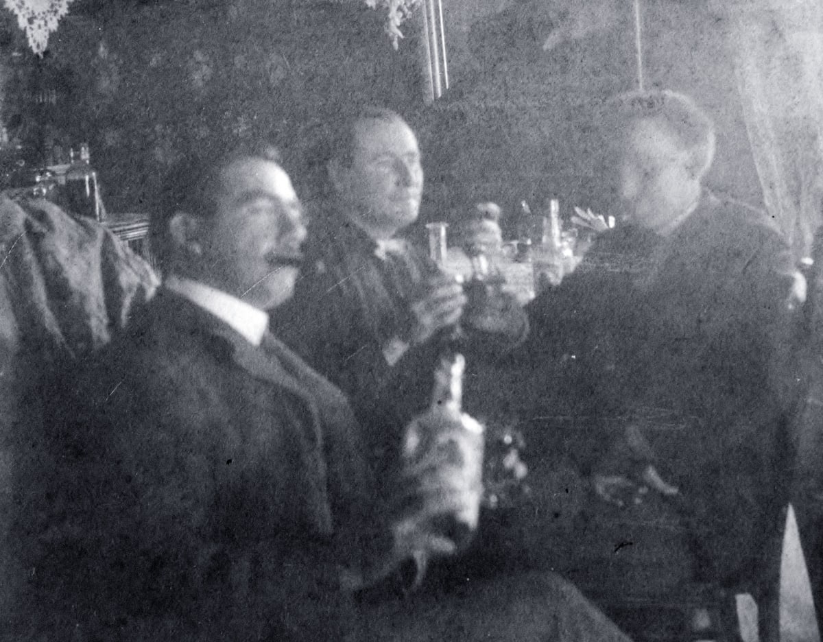 Men Drinking by Unknown, United States, Image 1.