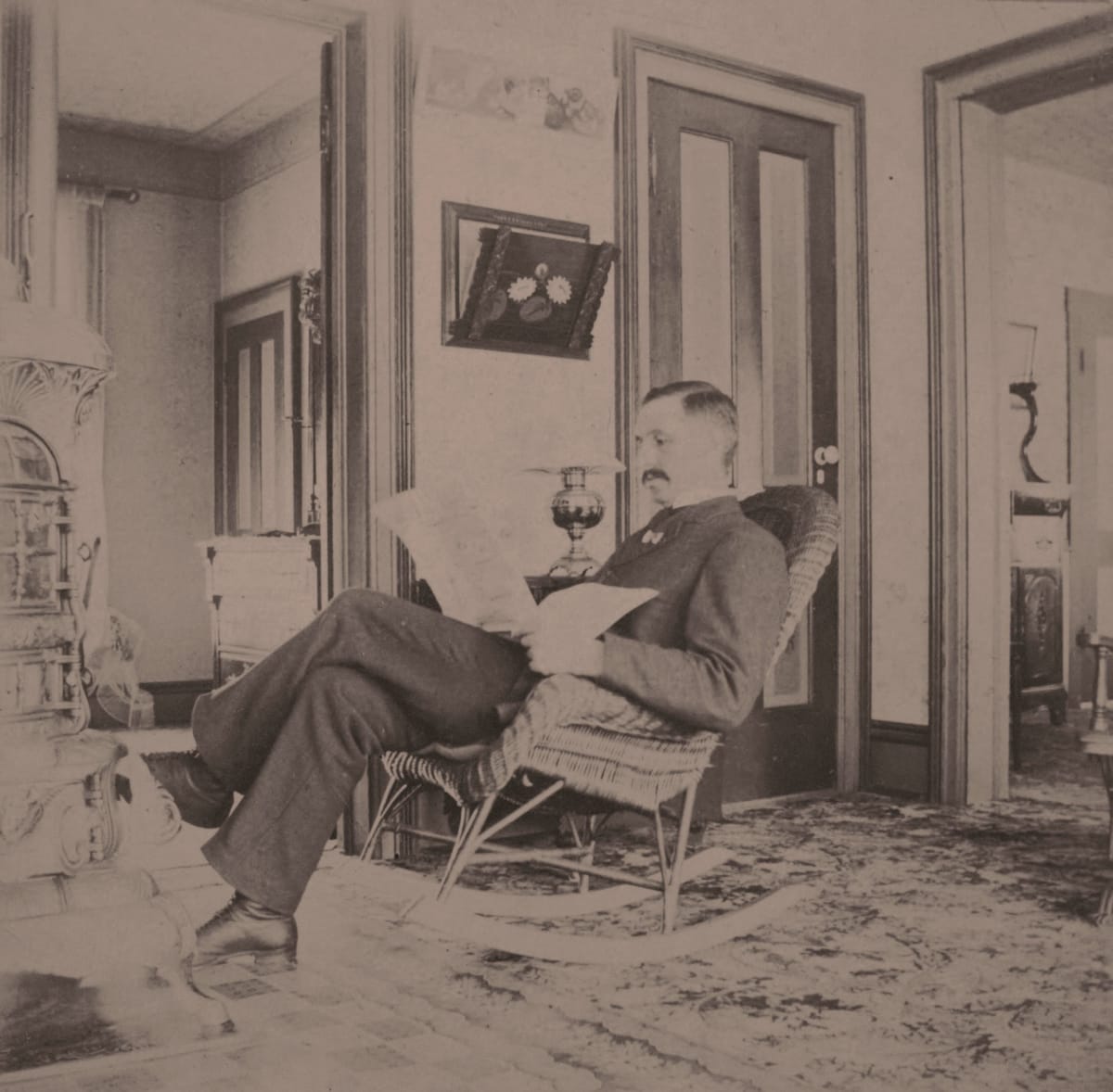 Parlor Reading by Unknown, United States 