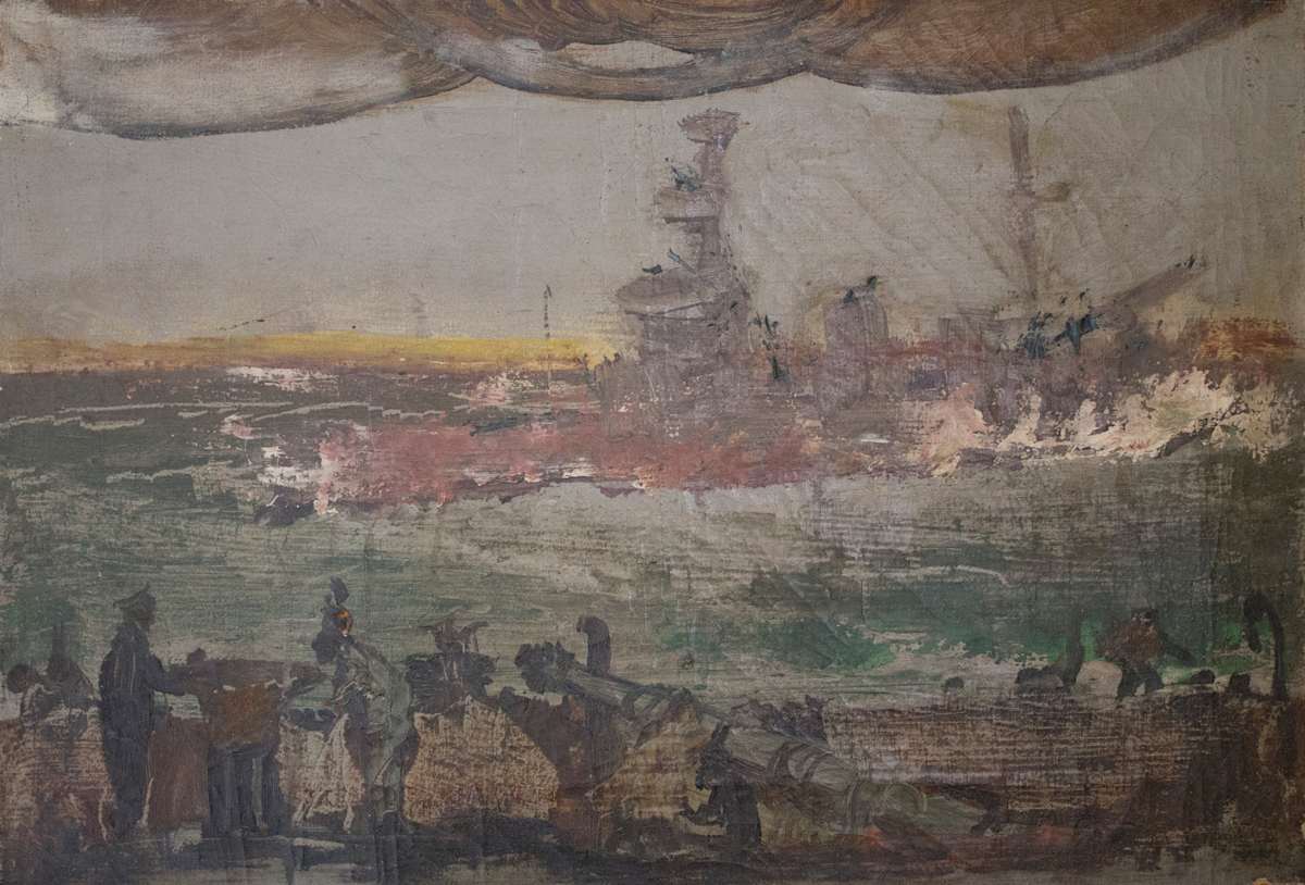 Abstract Naval Battle by Unknown, Image 1.