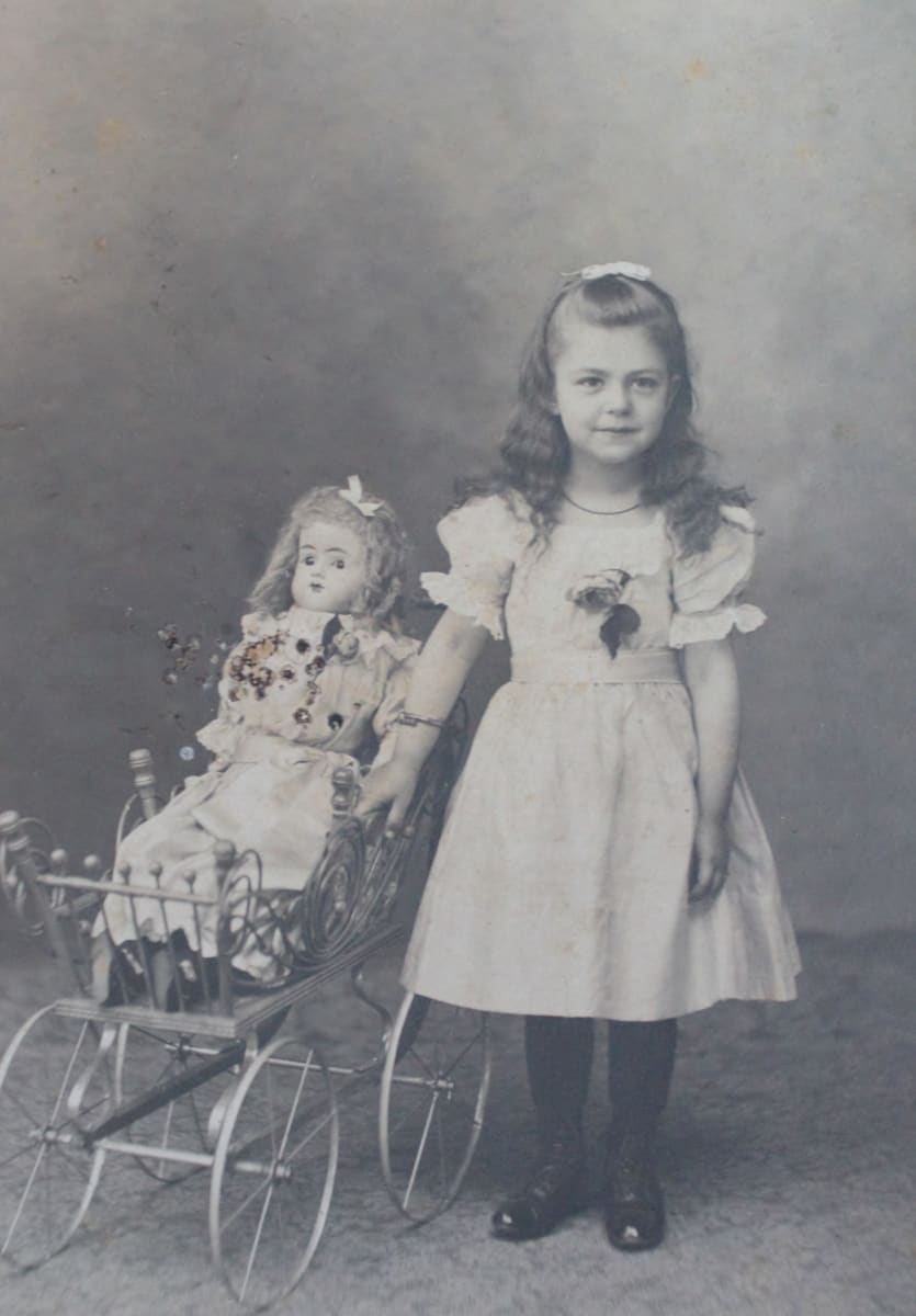 Girl with Doll by Unknown, United States 