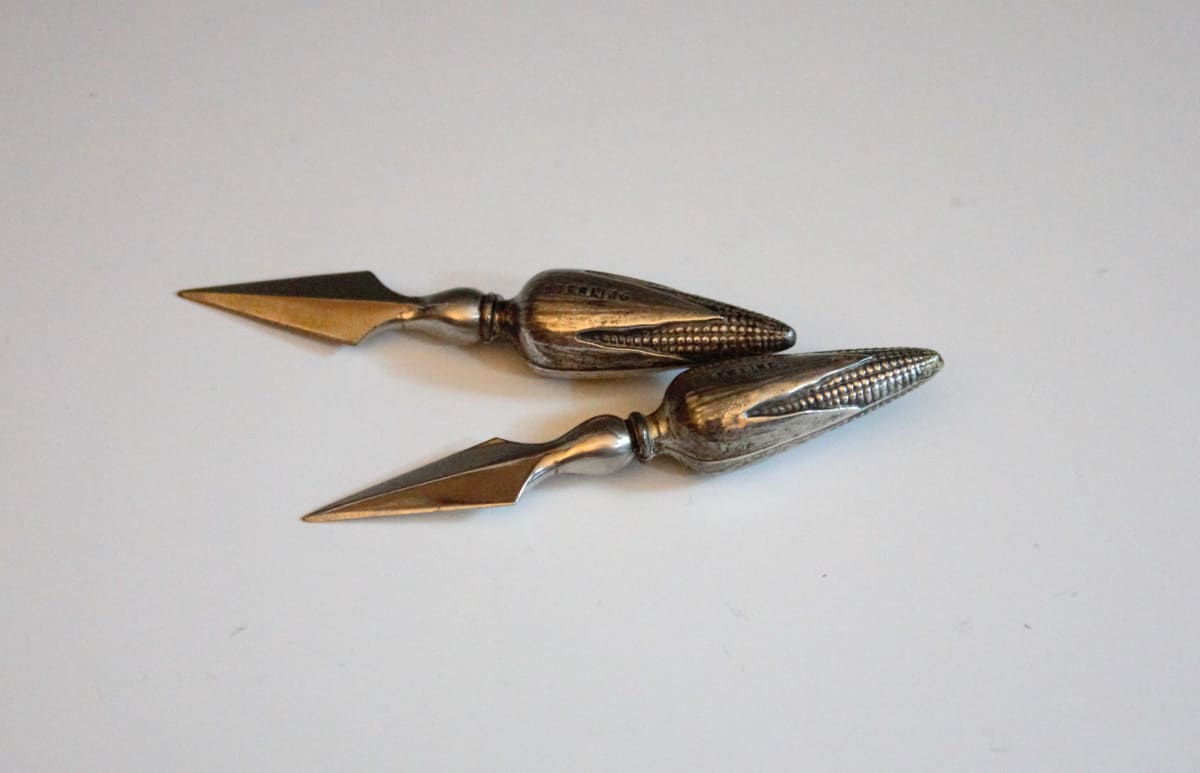 Corn Cob Holders (Set of Two) by E.G. Webster & Son 