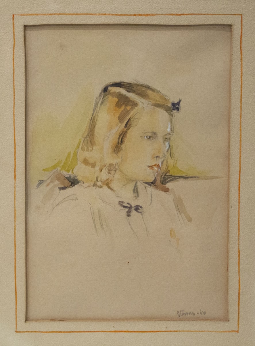 Portrait of an Unknown Girl by [Unknown] Stevens 