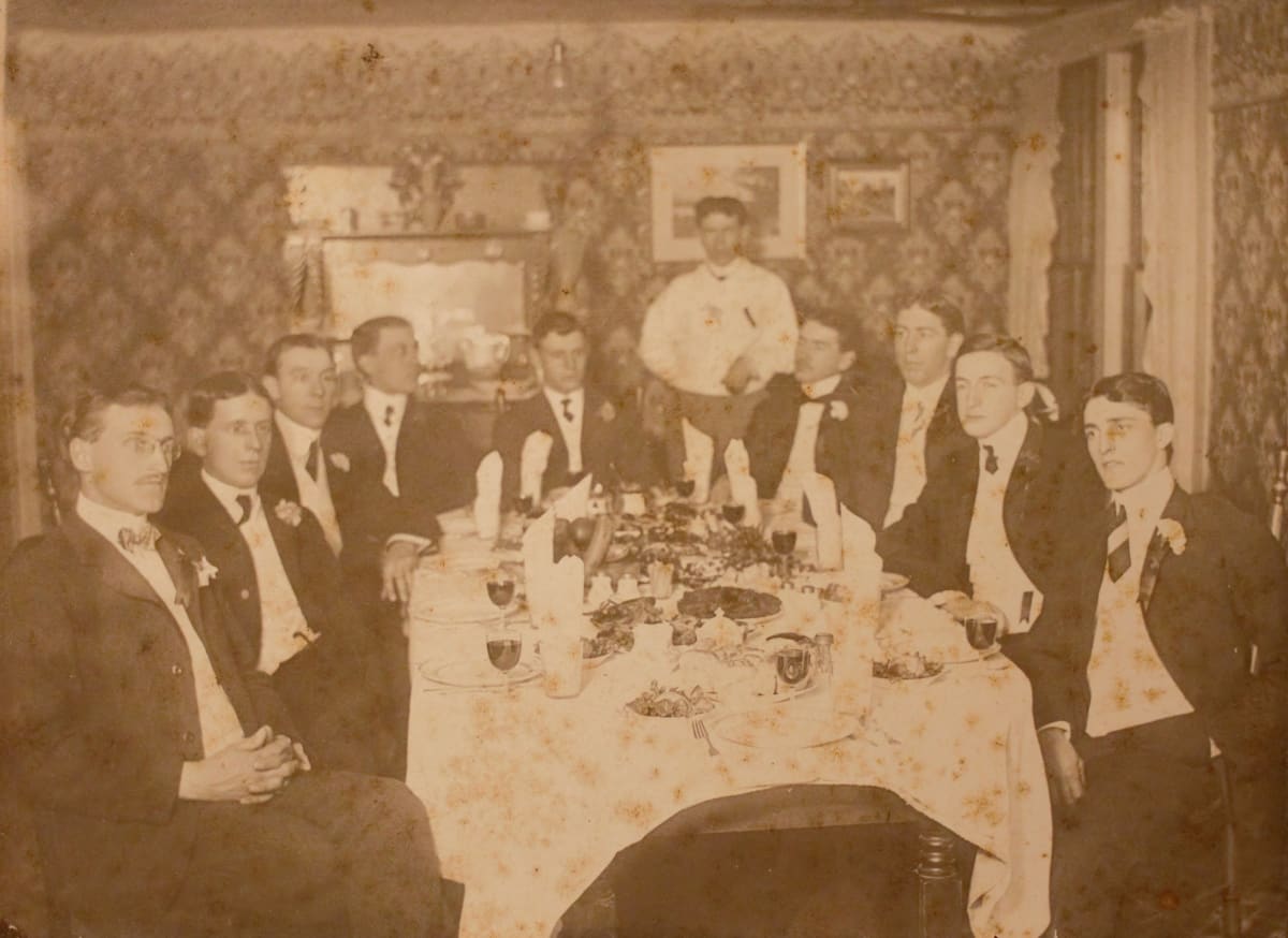 Gentlemen's Dinner by Unknown, United States, Image 1.