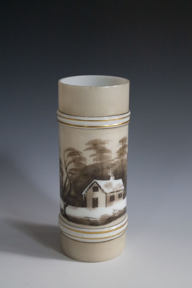 Ring Vase by Mt. Washington Glass Company, Image 1.