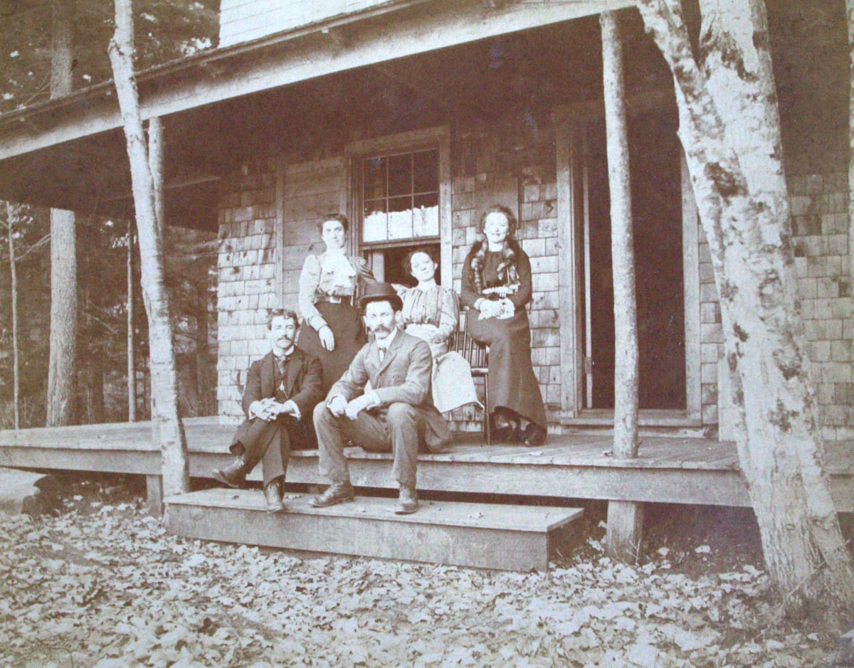 On a Cabin Porch by Unknown, United States, Image 2.