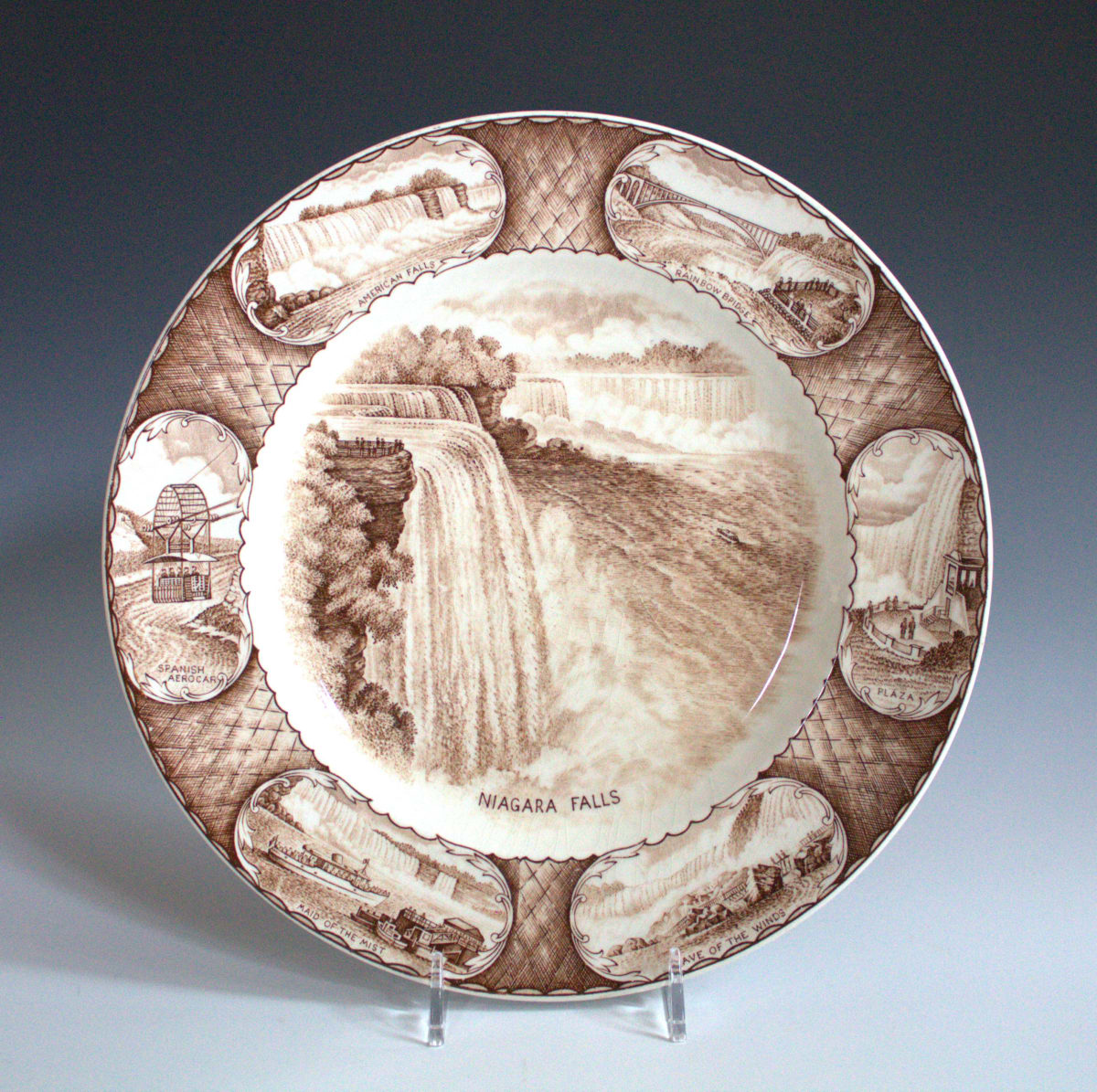 Niagara Falls Plate by Swinnertons, Ltd., Image 2.