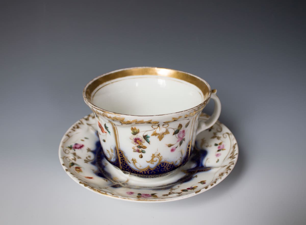 Cup and Saucer by Old Paris 