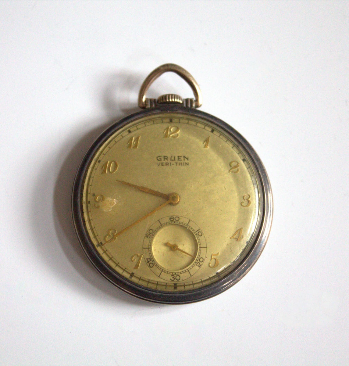 Pocket Watch by Gruen Watch Co., Image 1.