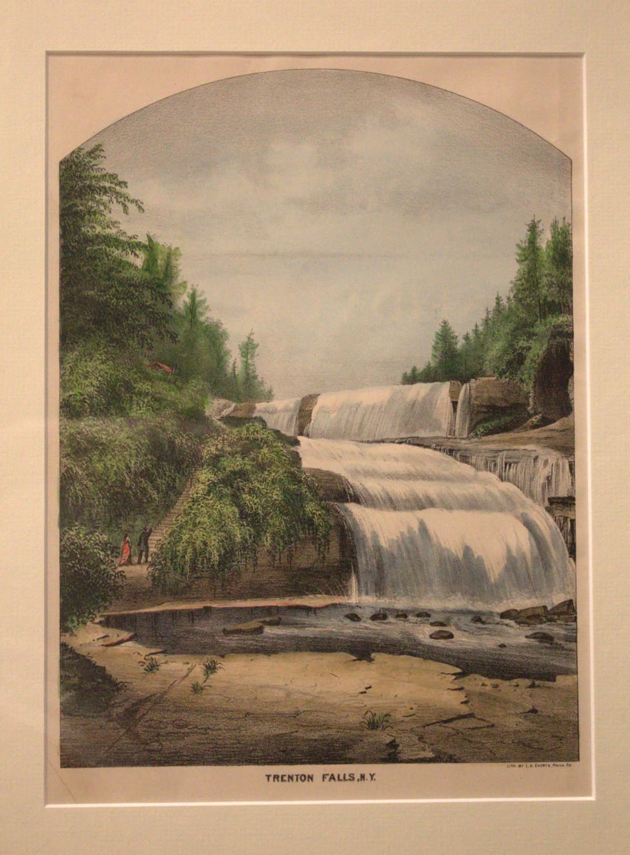 Trenton Falls, N.Y. by Louis Humphrey Everts 