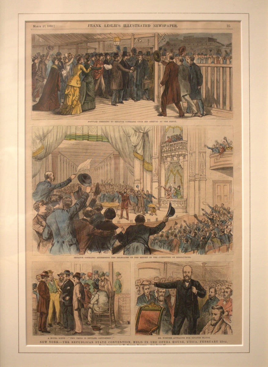 New York- The Republican State Convention, held in the Opera House, Utica, February 25th by Unknown 