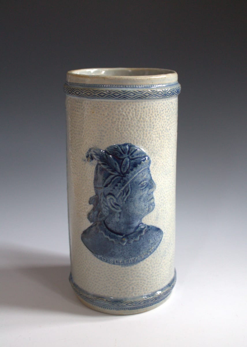 Old Sleepy Eye Vase by Weir Pottery Company, Image 2.