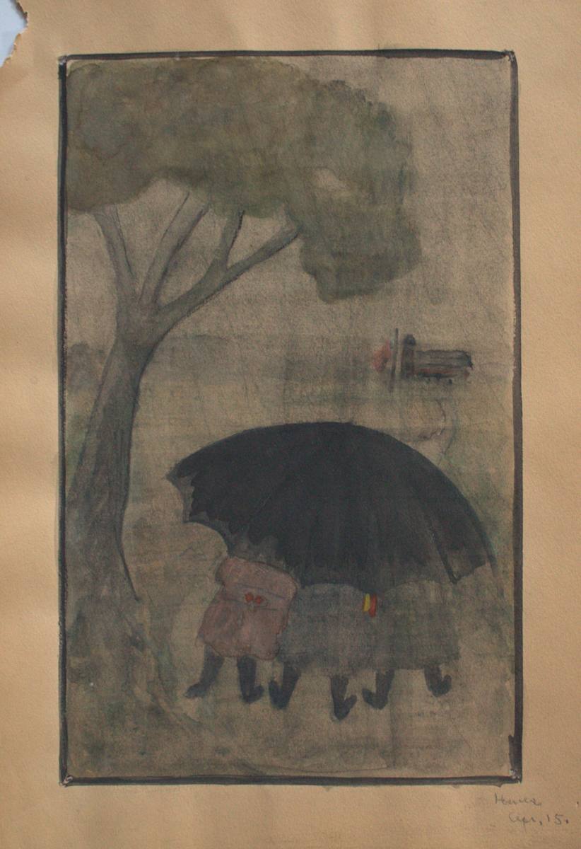 In the Rain by [Unknown] Howes 