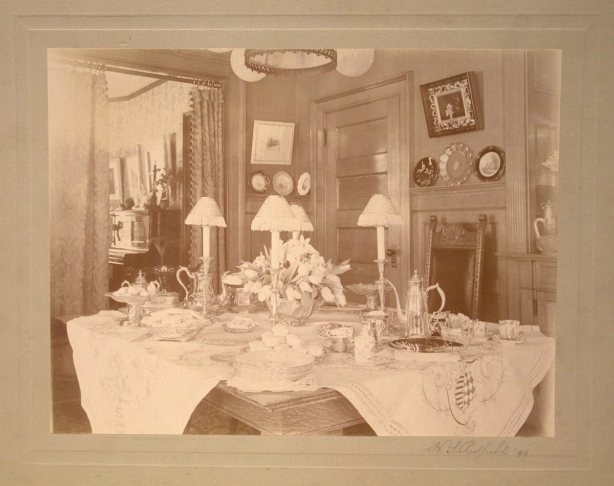 Dining Room Scene by H.J. Redfield 