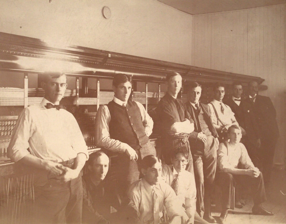 Telephone Switchboard Operators by Unknown, United States, Image 1.