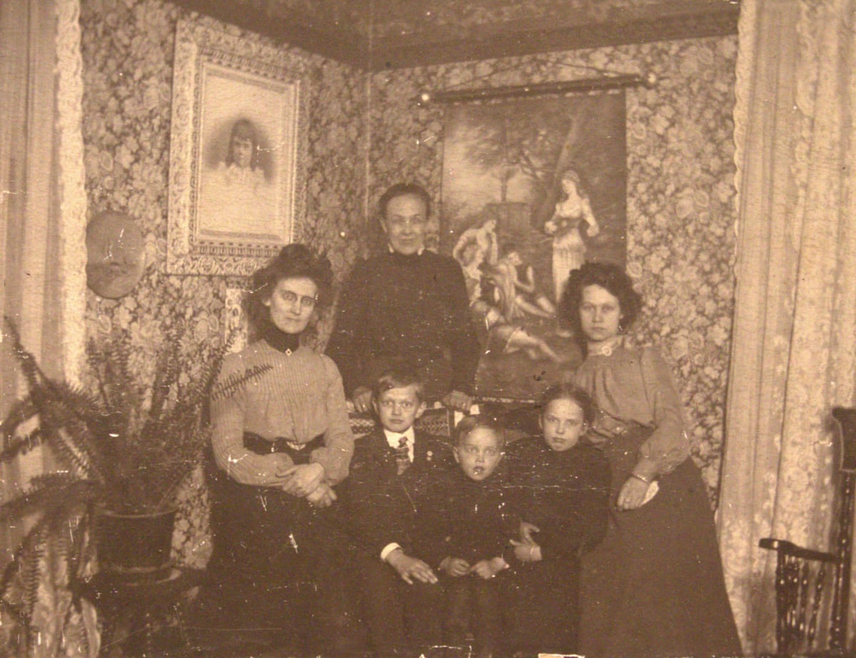 Family in the Parlor by Unknown, United States 