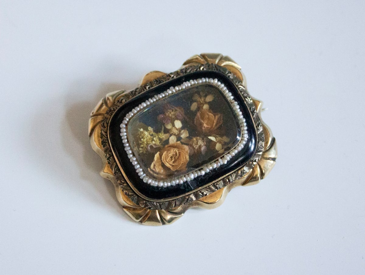 Shadow Box Brooch by Unknown 