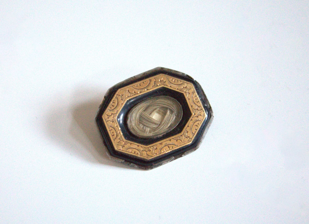 Mourning Brooch by Unknown, United States, Image 1.