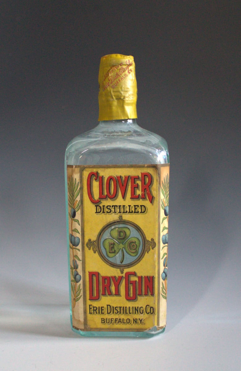 Gin Bottle by Erie Distilling Co., Image 1.