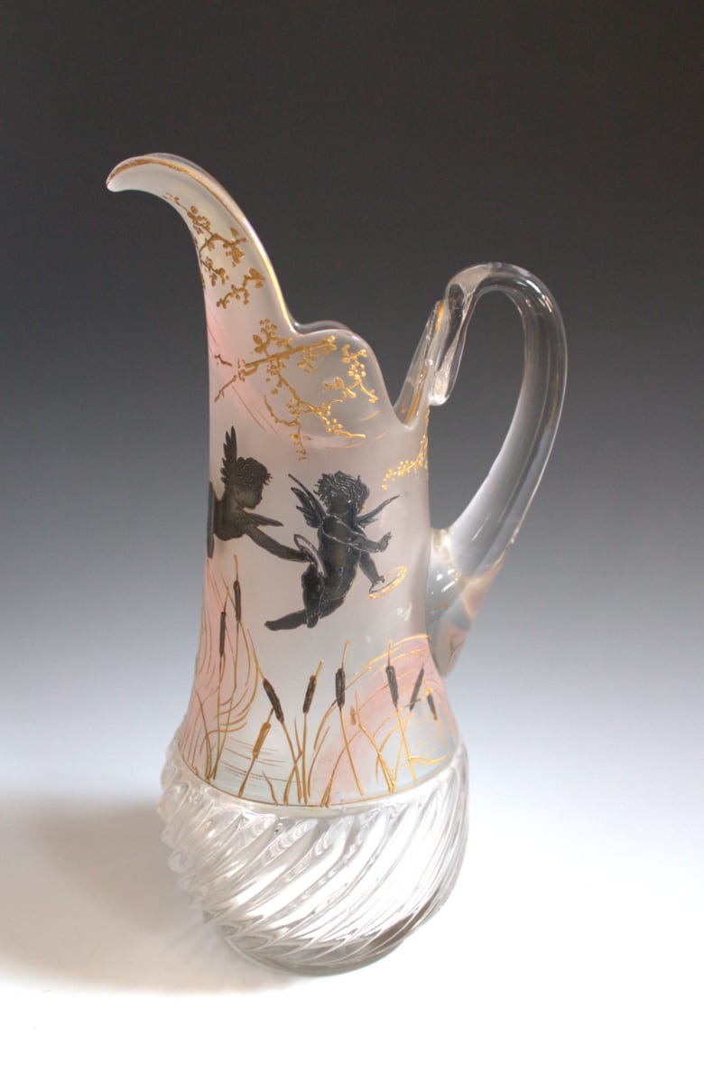 Lemonade Pitcher by Riverside Glass Works, Image 1.