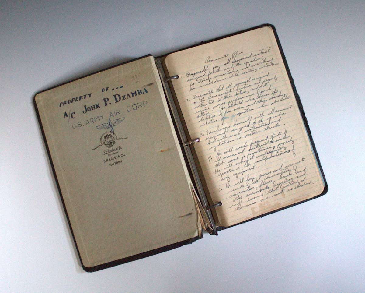 Notebook by John P. Dzamba, Image 4.