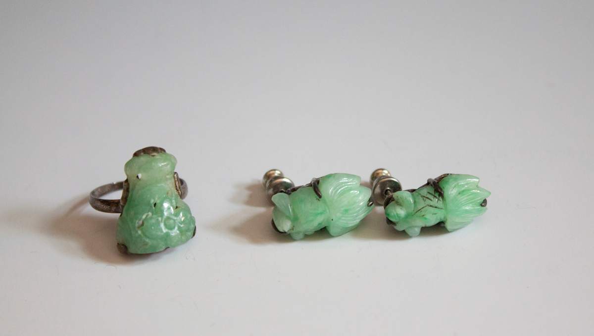 Ring and Earrings by Unknown, China, Image 1.