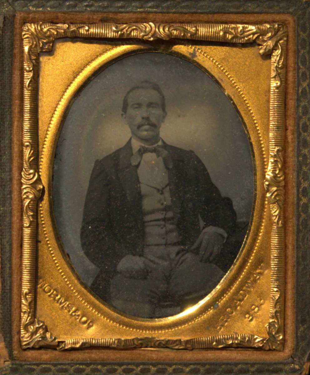 Ambrotype by C. Worms, Image 1.