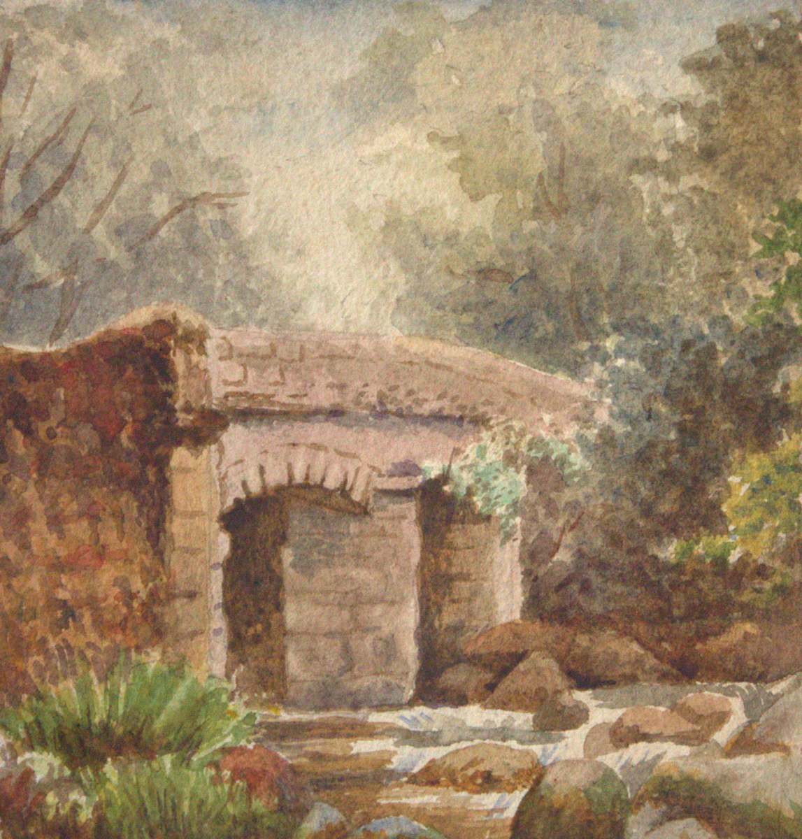 Country Bridge by Elizabeth Glascott Vawdrey 