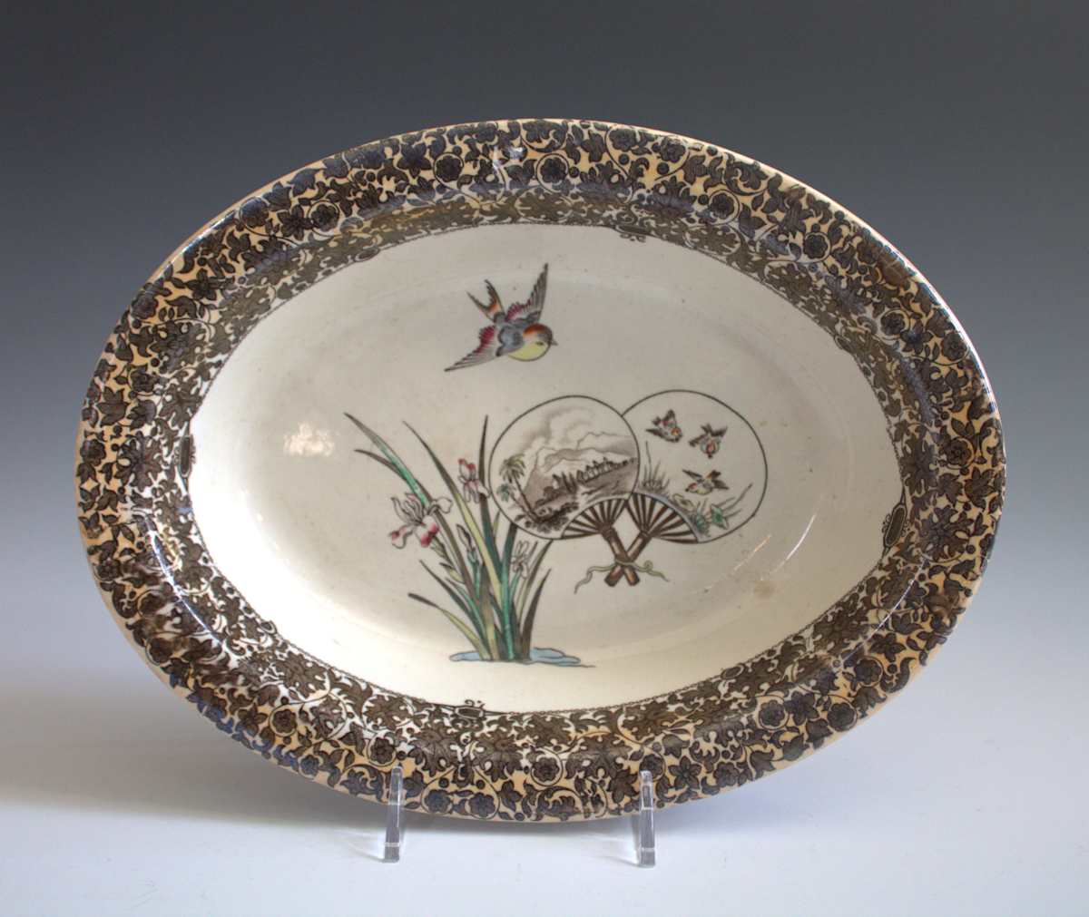 Vegetable Serving Dish by W.T. Copeland, Image 2.