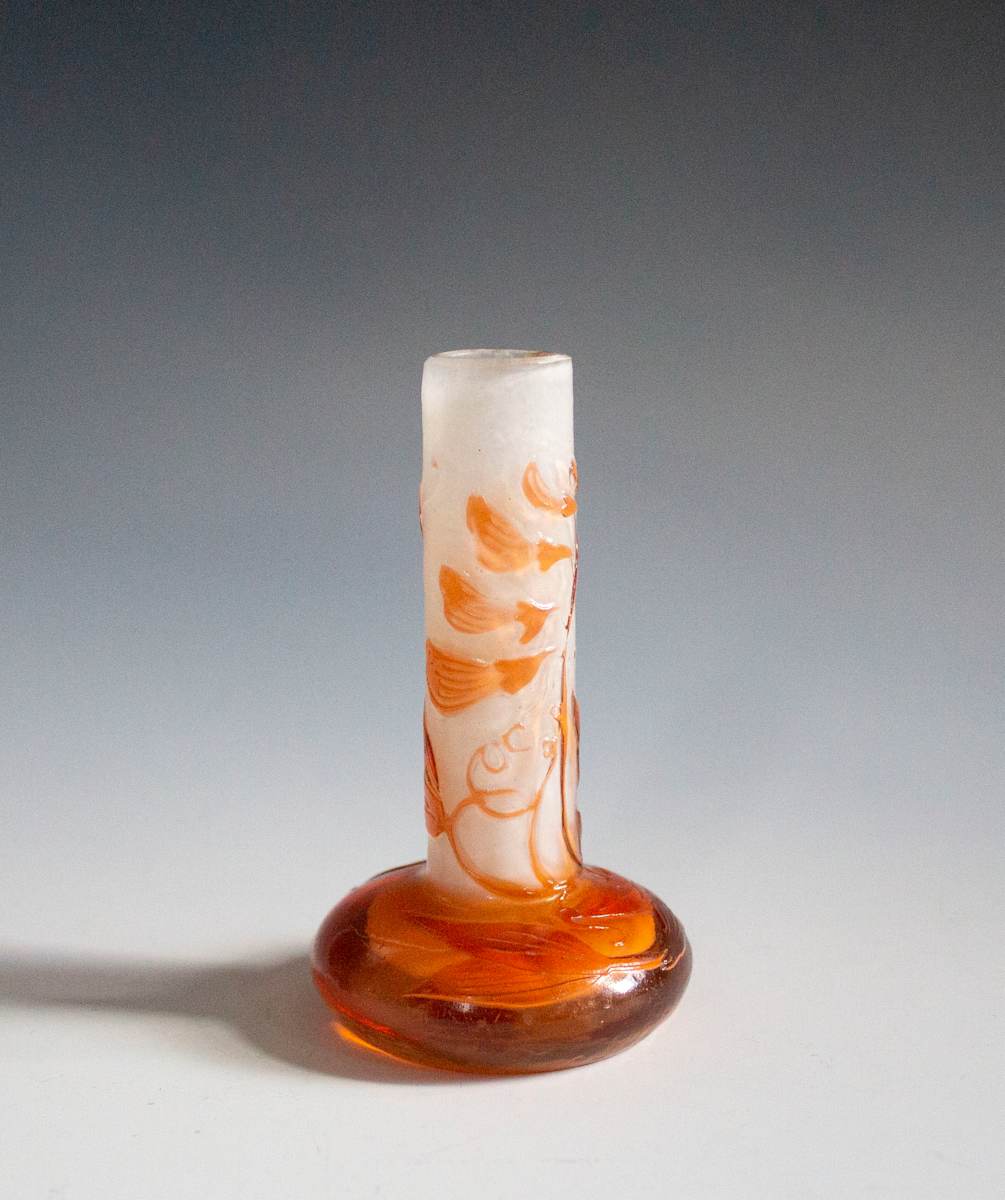 Miniature Vase by Émile Gallé, Image 4.