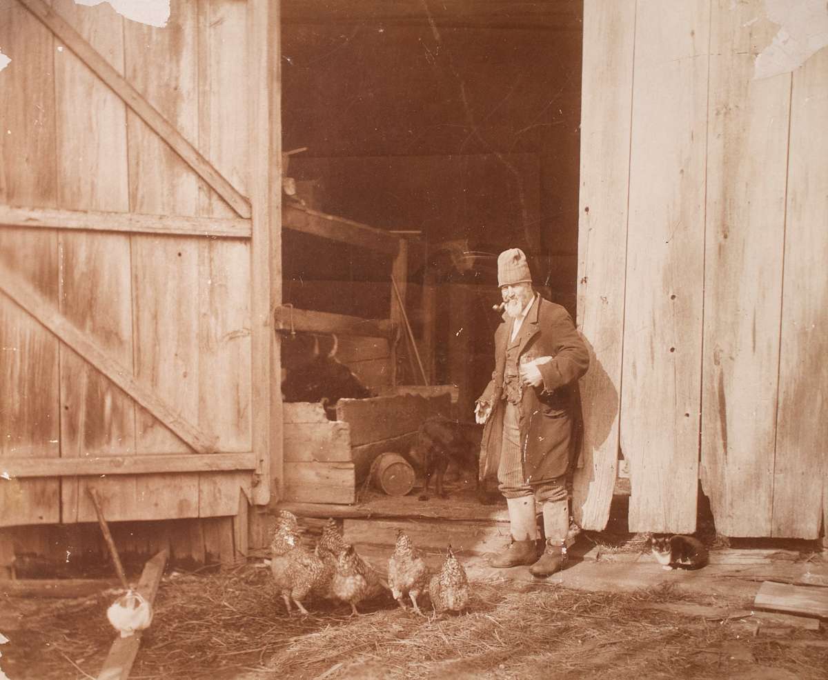 Farmer and Friends by Unknown, United States, Image 1.