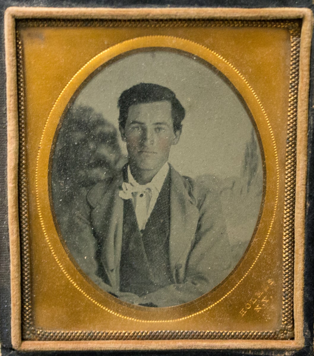Ruby Ambrotype by Silas A. Holmes 