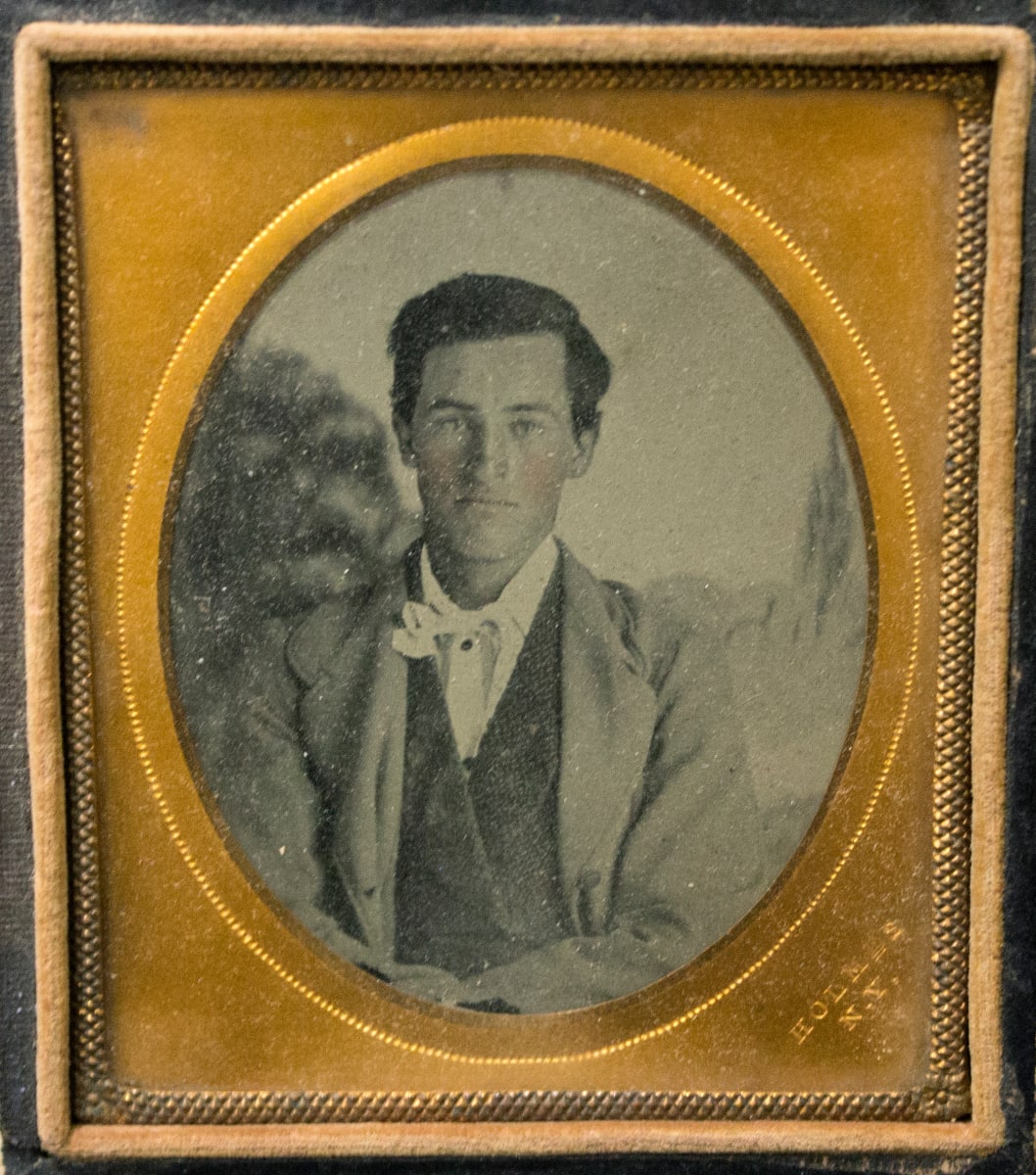 Ruby Ambrotype by Silas A. Holmes, Image 1.