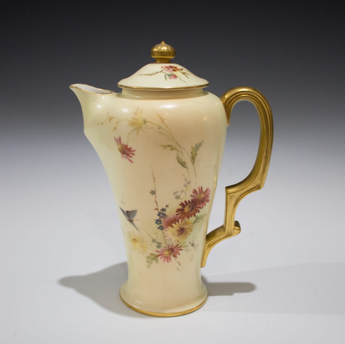 Chocolate Pot by Royal Worcester, Edward Raby, Image 3.