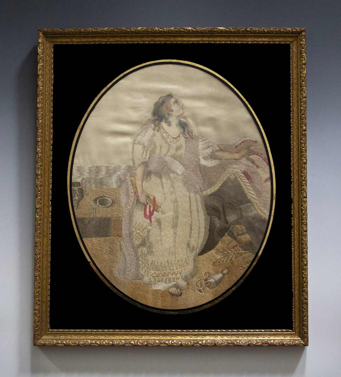 Silk Needlework by Unknown, England, Image 1.