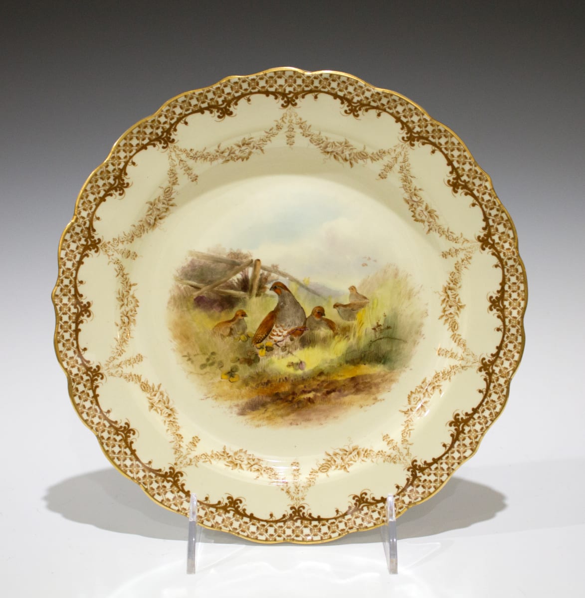 Dinner Plate by Royal Worcester, Image 2.